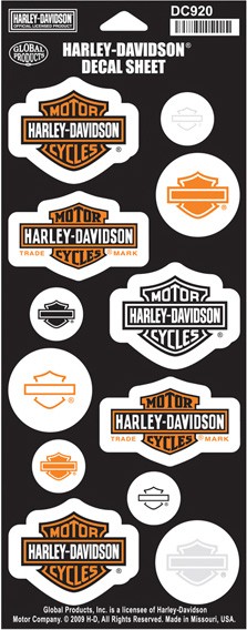KIT PEGATINAS CASCO moto Harley Davidson logo calcomanías KIT PEGATINAS CASCO moto Harley Davidson logo calcomanías
