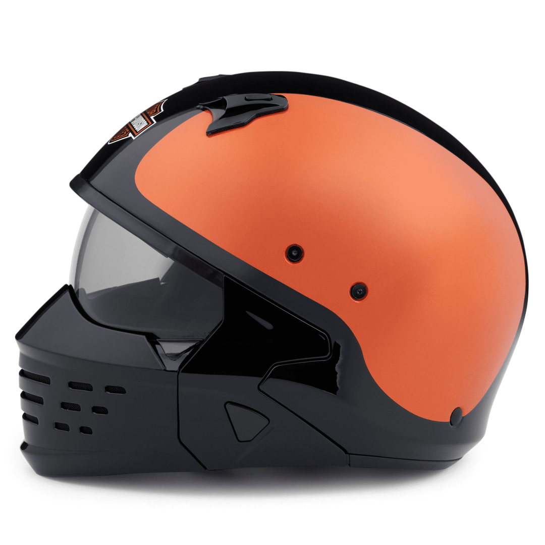Casco Harley-Davidson® Sport Glide 2 1 X07 Helmet - Naranja / Negro - CE - Davidson