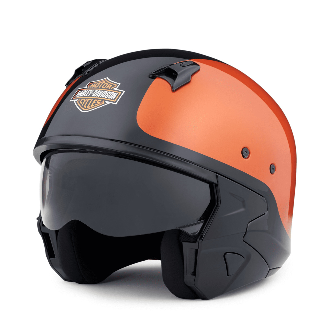 Casco Harley-Davidson® Sport Glide 2 in 1 X07 Helmet - Naranja / Negro - CE  - Cantabria Harley Davidson
