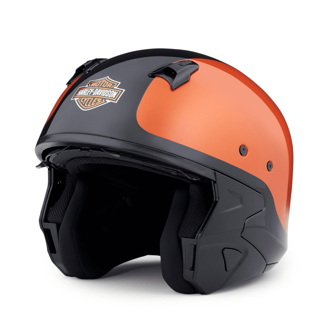 boca inferencia Paseo Casco Harley-Davidson® Sport Glide 2 in 1 X07 Helmet - Naranja / Negro - CE  - Cantabria Harley Davidson