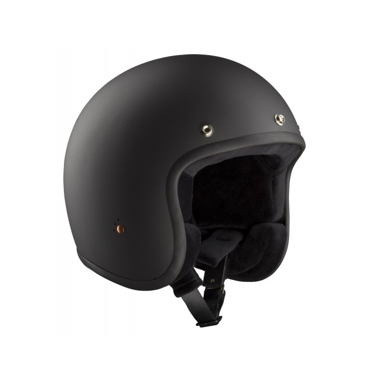 Casco BANDIT Jet Helmet - Negro Mate - ECE - Cantabria Harley Davidson