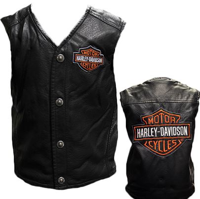 bahía nosotros silencio Chaleco Harley-Davidson® MC Pleather para niño - Cantabria Harley Davidson