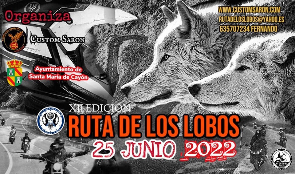 XII EDICIÓN RUTA DE LOS LOBOS - CUSTOM SARON - Cantabria Harley Davidson