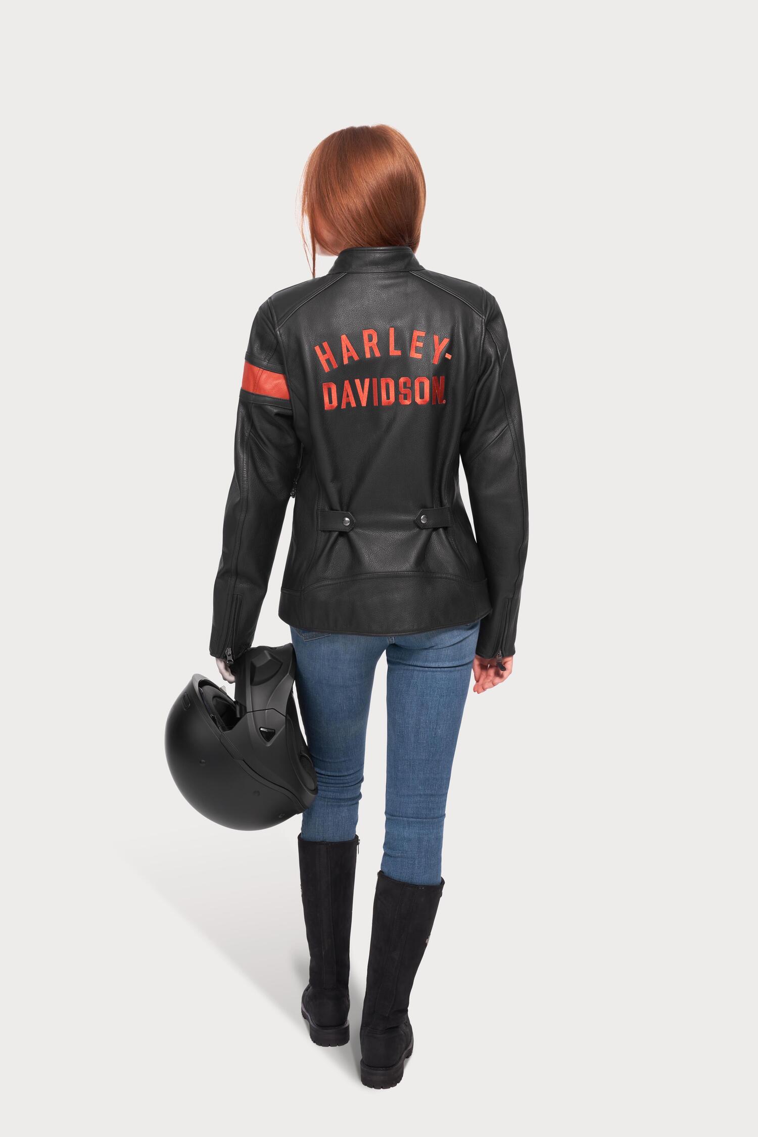 Rayo Rancio deslealtad Chaqueta Cuero Mujer Harley-Davidson® Woman Hwy-100 Waterproof Leather  Jacket - CE 98005-22EW