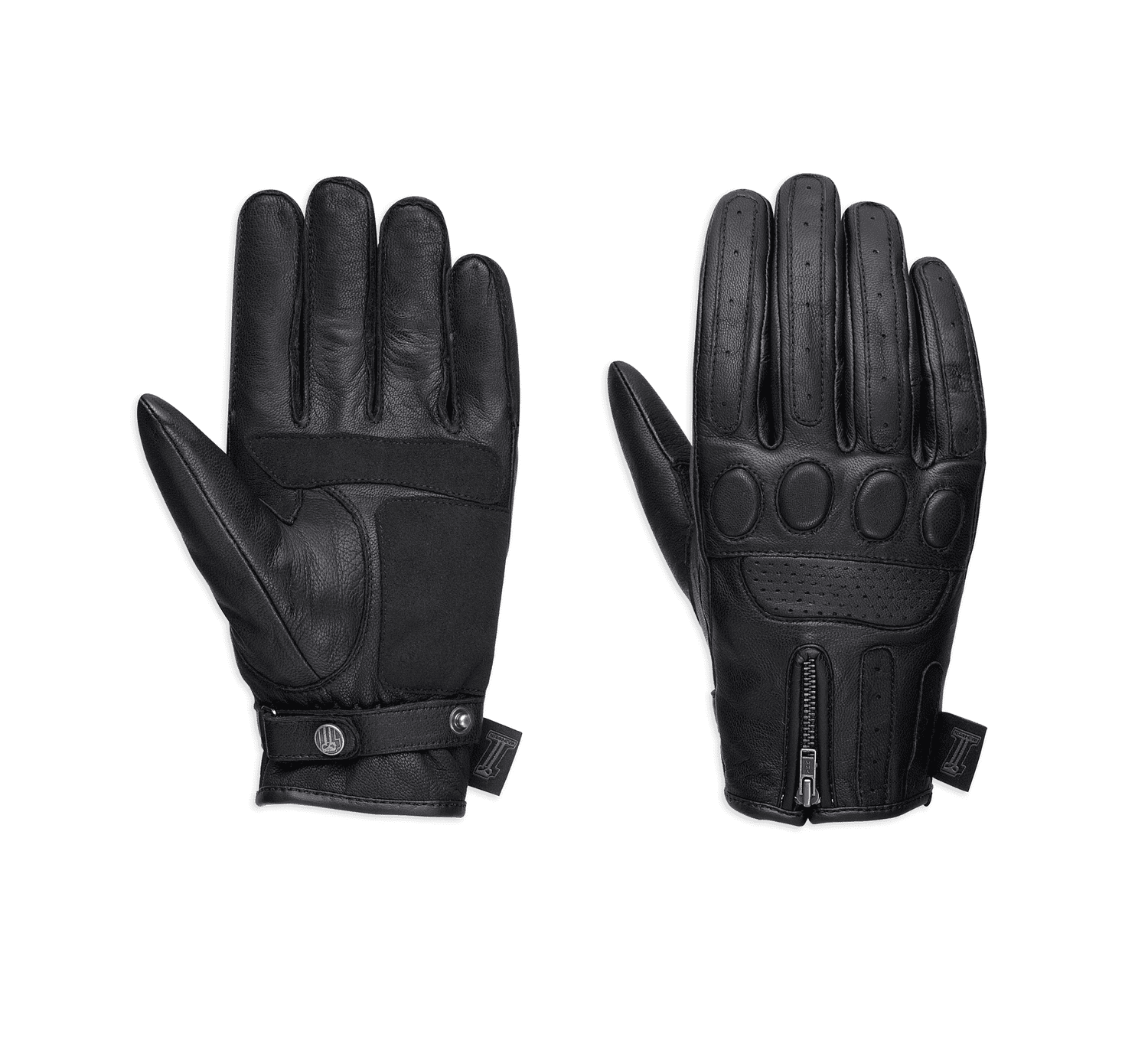 Personas mayores persona tranquilo Guantes Cuero Hombre Harley-Davidson® Men #1 Skull Leather Gloves – CE  98367-17EM