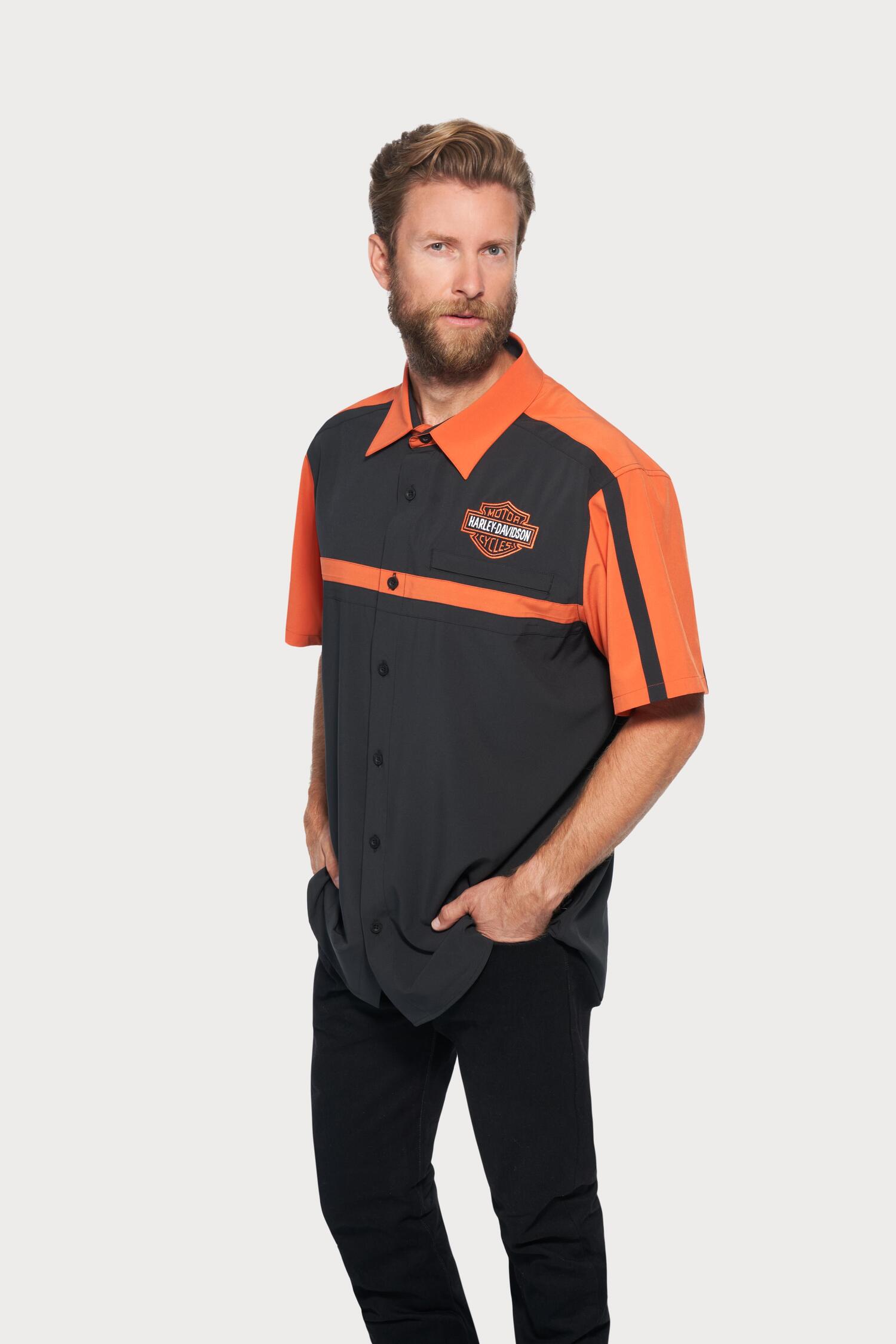 Camisa Hombre Men Coolcore B&S Shirt - Naranja 99087-22VM