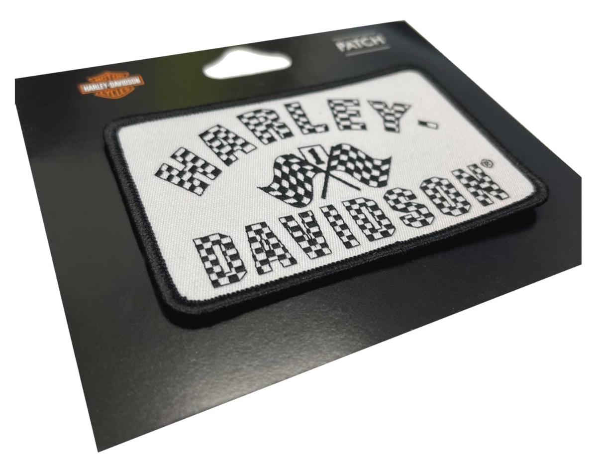 Parche Harley-Davidson® Checkered Flag 3.5