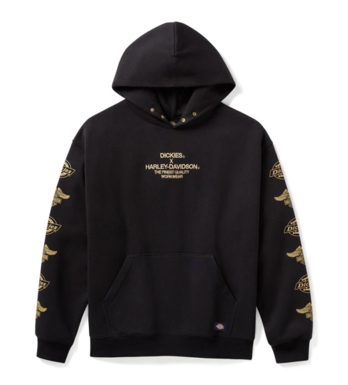 Sudadera Hombre Dickies x Harley-Davidson® Men Dickies x H-D Eagle Sleeve Hoodie - Antracita