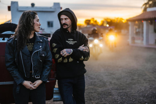 Sudadera Hombre Dickies x Harley-Davidson® Men Dickies x H-D Eagle Sleeve Hoodie - Antracita - Imagen 5