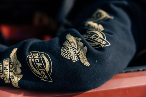 Sudadera Hombre Dickies x Harley-Davidson® Men Dickies x H-D Eagle Sleeve Hoodie - Antracita - Imagen 4