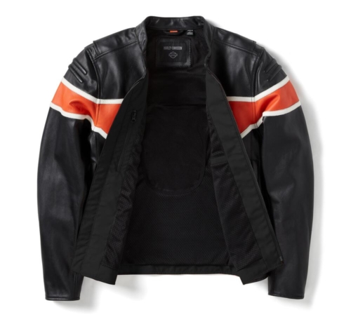 Chaqueta Cuero Hombre Harley-Davidson® Men H-D Trenton Leather Riding Jacket - CE - Imagen 3