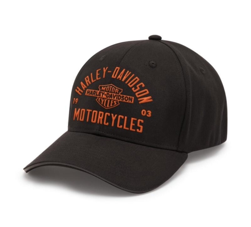 Gorra Harley-Davidson® Men Apex Softail Stretch Fit - Negro