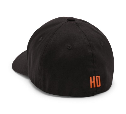 Gorra Harley-Davidson® Men Apex Softail Stretch Fit - Negro - Imagen 3