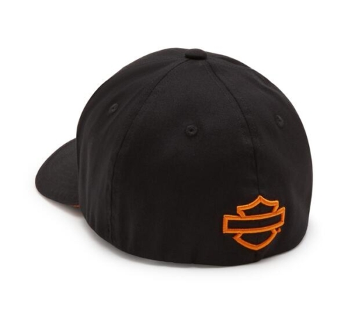 Gorra Harley-Davidson® Men H-D Softail Stretch Fit - Negro - Imagen 2