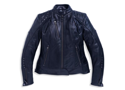 Chaqueta Cuero Mujer Harley-Davidson® Woman Queen II Asphalt Jacket - CE
