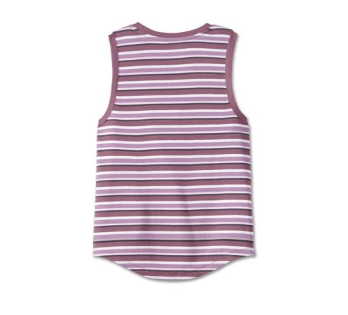 Camiseta Mujer Harley-Davidson® Woman Division Striped Tank - Rosa - Imagen 2