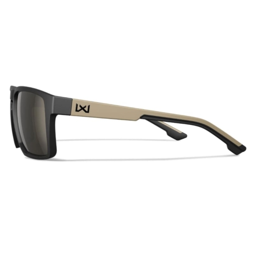 Gafas de Sol Hombre Wiley X® - WX Founder - Lente Captivate Espejo Tungsten - Montura Negro Mate / Beige - Imagen 4