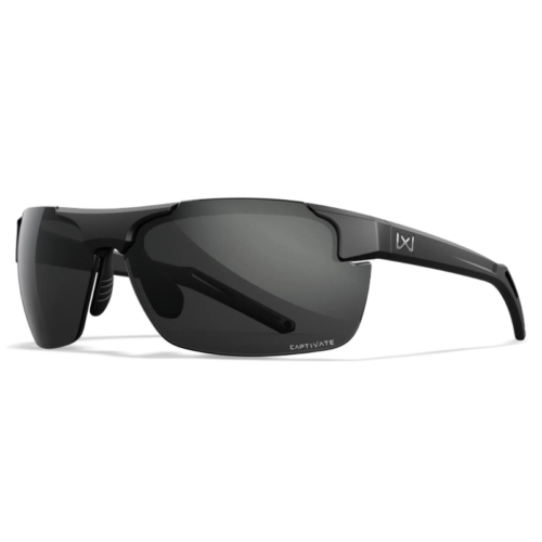 Gafas de Sol Hombre Wiley X® - WX Prime - Lente Captivate Gris - Montura Negro Mate