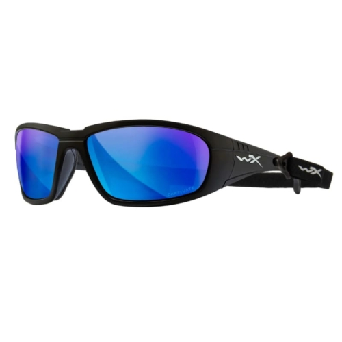 Gafas de Sol Hombre Wiley X® - WX Boss - Lente Captivate Polarizada Azul Espejo - Montura Negro Mate - Imagen 5