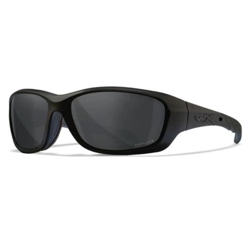 Gafas de Sol Hombre Wiley X® - WX Gravity - Lente Captivate Polarizada Gris - Montura Negro Mate