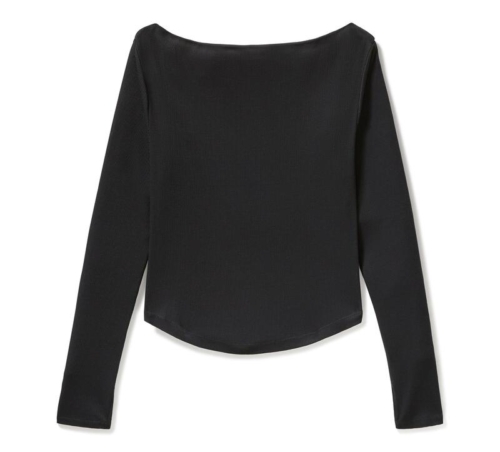 Camiseta Mujer Harley-Davidson® Woman Essential Off The Shoulder Top - Negro - Imagen 2