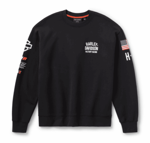 Sudadera Hombre Harley-Davidson® Men Factory Racing Team Crewneck Sweatshirt