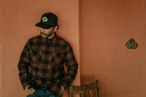 Camisa Hombre Harley-Davidson® Men Bar & Shield Buffalo Check Flannel - Marrón - Imagen 3