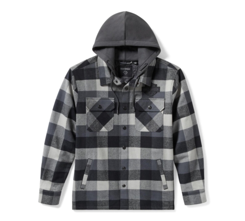 Chaqueta con Capucha Hombre Harley-Davidson® Men Traveler Hooded Shirt Jacket - Negro