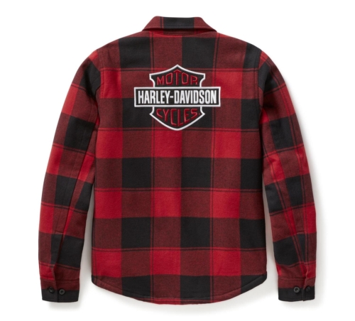 Chaqueta Forro Sherpa Mujer Harley-Davidson® Woman H-D Buffalo Check Shirt Jacket - Imagen 2
