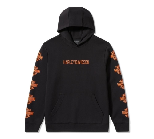 Sudadera Hombre Harley-Davidson® Men Essential Bar & Shield Pullover Hoodie - Negro