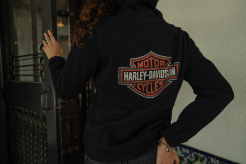 Sudadera Mujer Harley-Davidson® Woman Essential Bling Pullover Hoodie - Negro - Imagen 4