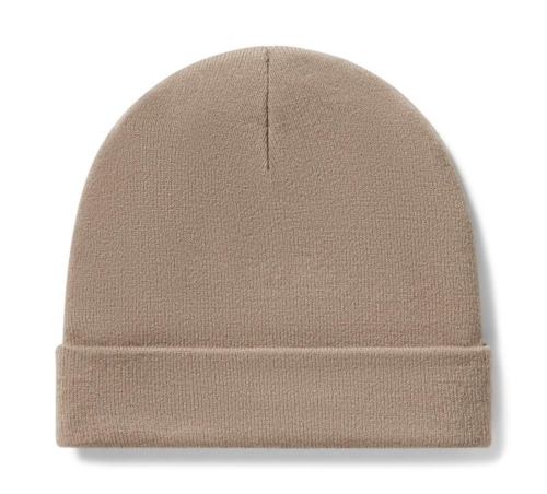 Gorro Harley-Davidson® Oversized Bar & Shield Beanie - Beige - Imagen 2