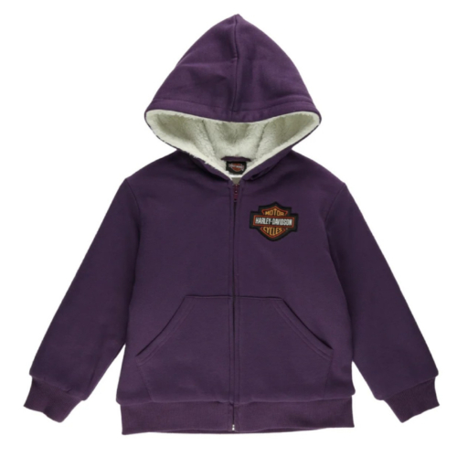 Sudadera Forro Sherpa Niña Harley-Davidson® Bar & Shield Girls' Sherpa Lined Hooded Jacket