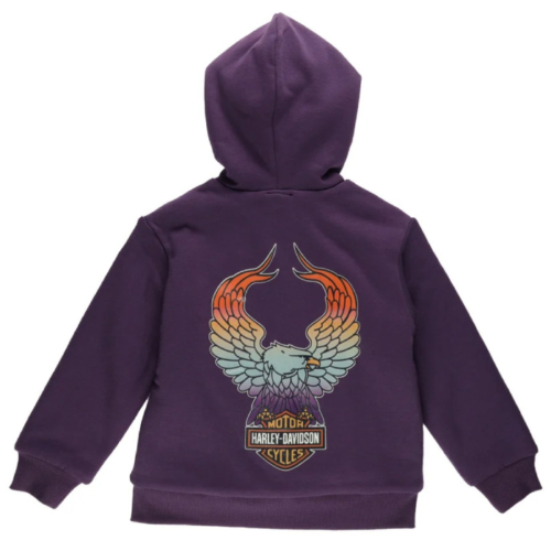 Sudadera Forro Sherpa Niña Harley-Davidson® Bar & Shield Girls' Sherpa Lined Hooded Jacket - Imagen 2