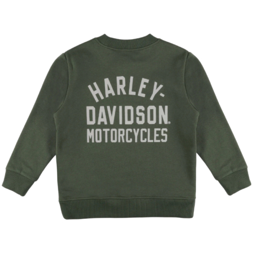 Sudadera de Bebé Harley-Davidson® Boys Bar & Shield Fleece Crew Pullover - Imagen 2