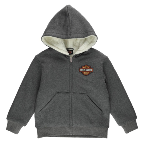 Sudadera Forro Sherpa Niño Harley-Davidson® Bar & Shield Boys' Sherpa Lined Hooded Jacket