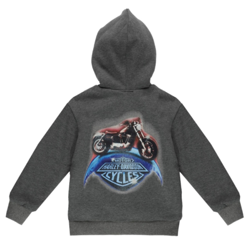 Sudadera Forro Sherpa Niño Harley-Davidson® Bar & Shield Boys' Sherpa Lined Hooded Jacket - Imagen 2