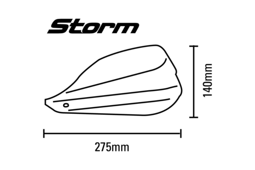 Paramanos STORM de BARKBUSTERS para Harley-Davidson® Pan America - Negro - Imagen 4