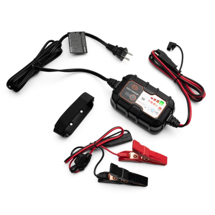 Cargador - Mantenedor de Batería Harley-Davidson® Modo Dual 5 Amperios