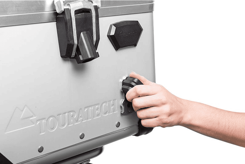 Baúl Trasero Maleta Top Case Aluminio Natural 38L TOURATECH ZEGA EVO para Harley-Davidson Pan America - Imagen 6