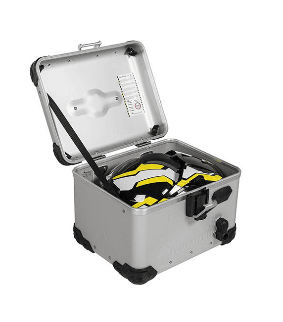 Baúl Trasero Maleta Top Case Aluminio Natural 38L TOURATECH ZEGA EVO para Harley-Davidson Pan America - Imagen 4