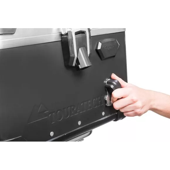 Baúl Trasero Maleta Top Case Aluminio Negro 38L TOURATECH ZEGA EVO para Harley-Davidson Pan America - Imagen 6