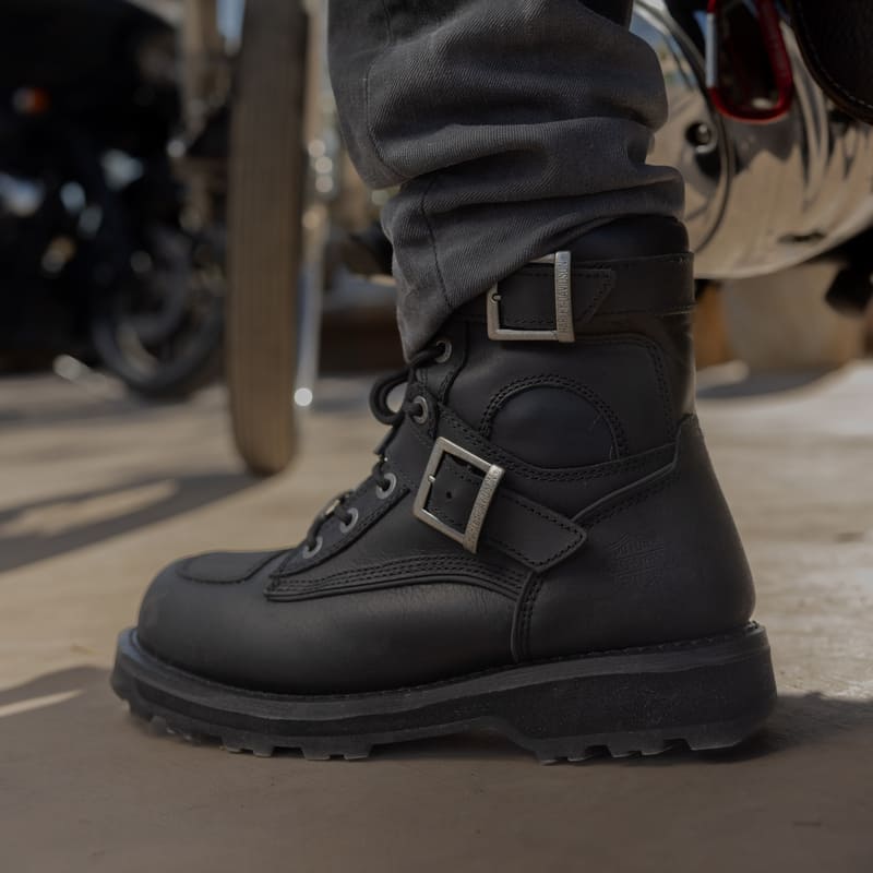 Botas Hombre Harley-Davidson® Men Brockwood Buckle Ride Waterproof Motorcycle Boots - Imagen 6