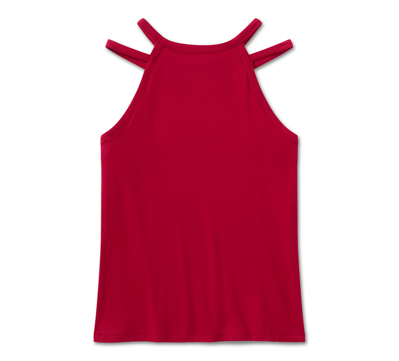 Camiseta Mujer Harley-Davidson® Woman Bling Spades Strappy High Neck Tank - Rojo - Imagen 2